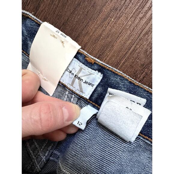 Vintage 90s Calvin Klein Straight Leg Easy Fit Denim Jeans - Picture 6 of 6
